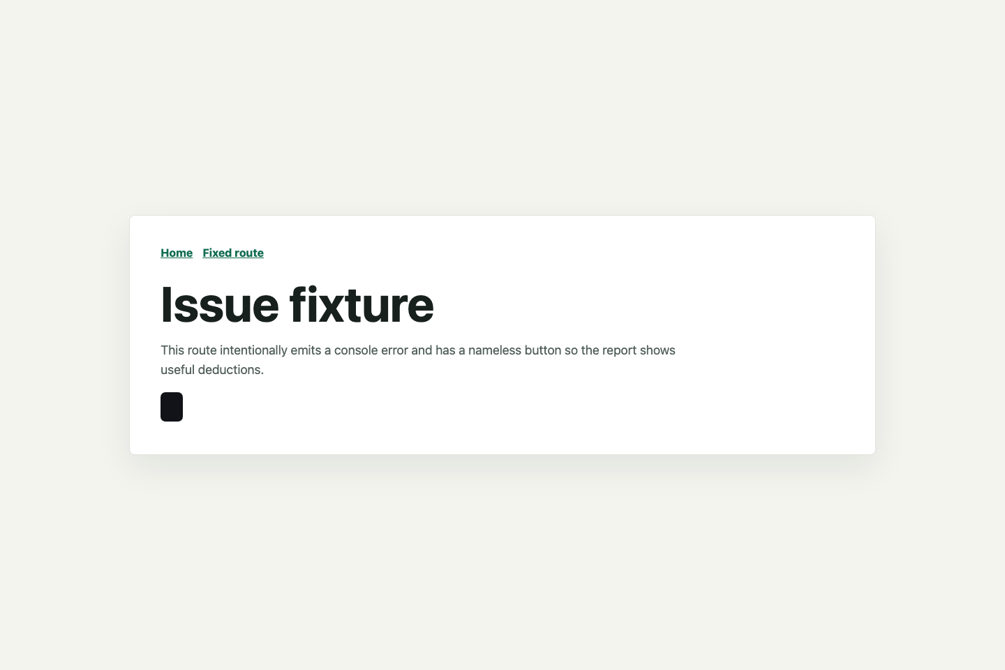 Screenshot for /issues